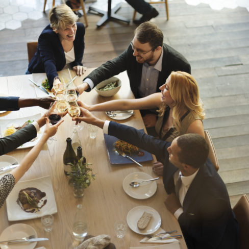 Business Team Celebration Party Success Concept Business Team Celebration Party Success Concept